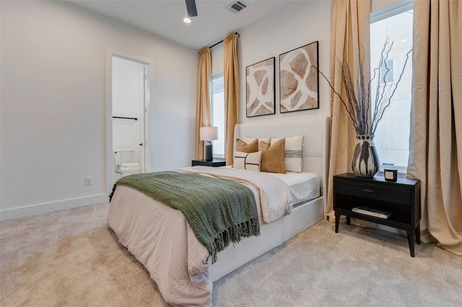 Furnished interior view inside a new home in , Houston (Image 34). Furnished interior view inside a new home in , Houston (Image 34).