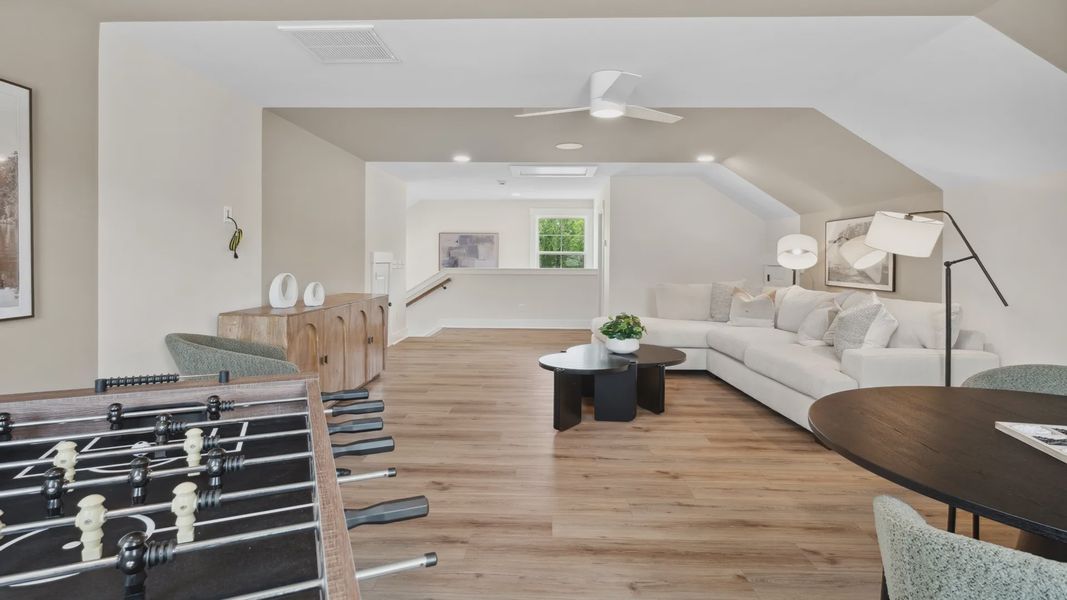 Furnished interior view inside a new home in Creekside at Andrews, Summerville (Image 27).