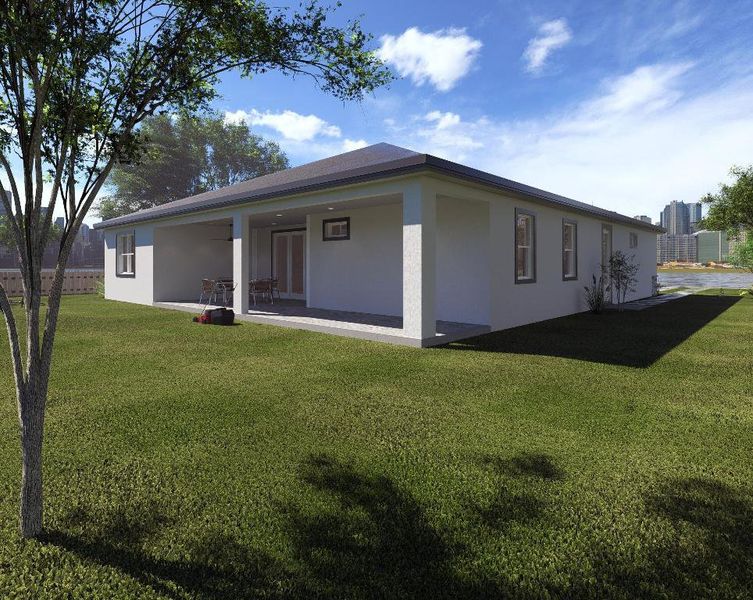 Lanai view outside- Photo