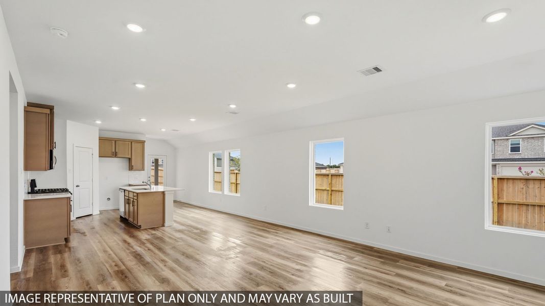 Furnished interior view inside a new home in Cypress Green, Tomball (Image 7).