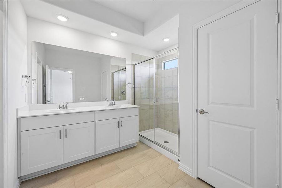 Furnished interior view inside a new home in Stella Hills, Denton (Image 15).