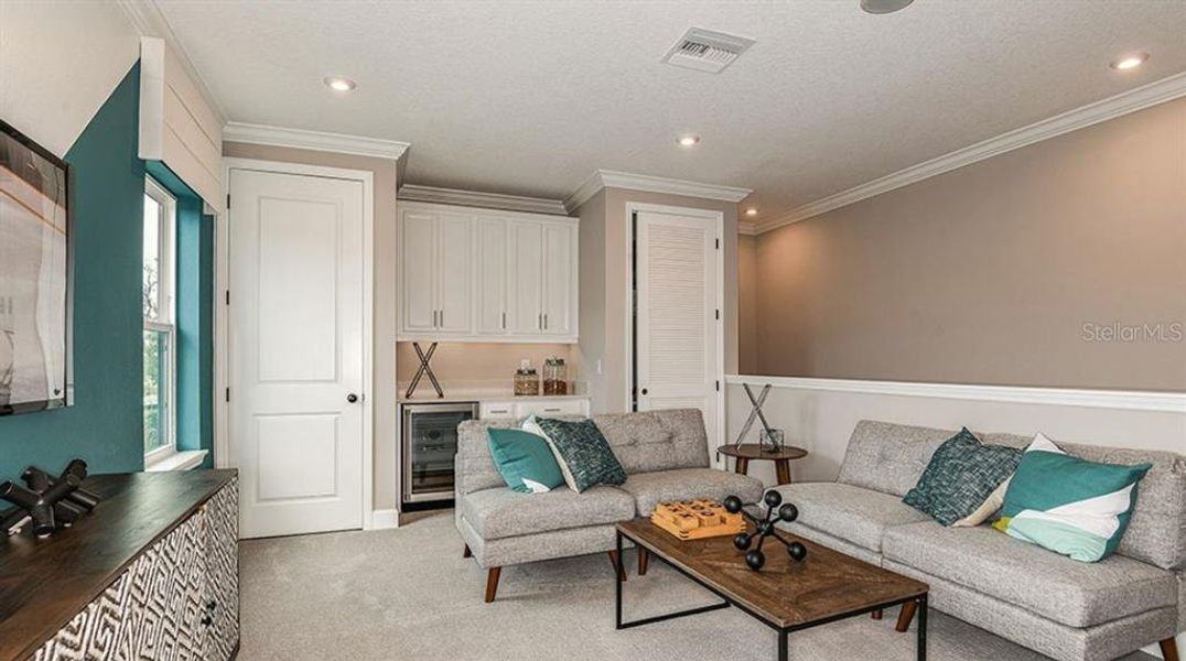 Furnished interior view inside a new home in The Waters at Center Lake Ranch, St. Cloud (Image 10).