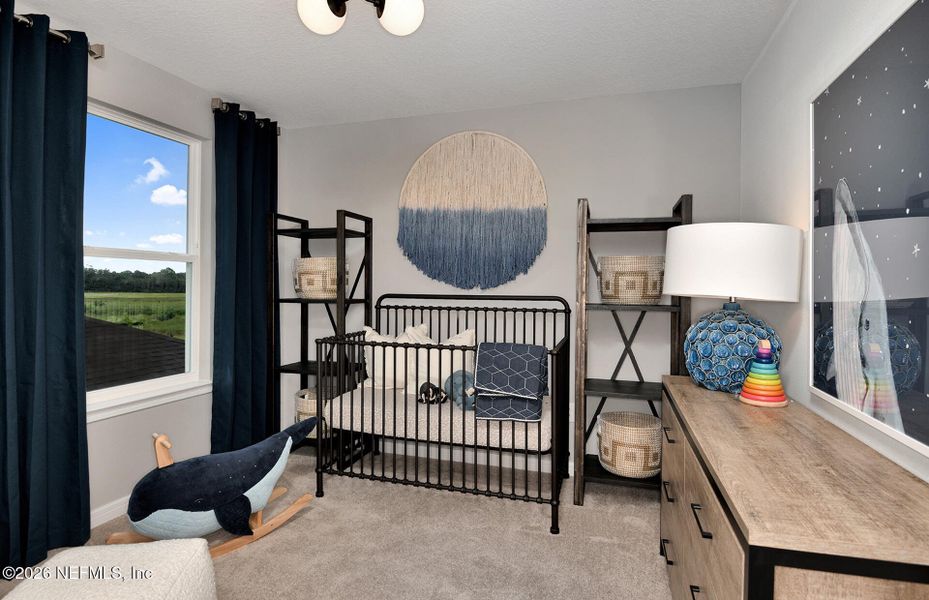 Furnished interior view inside a new home in Wells Landing, Jacksonville (Image 11).