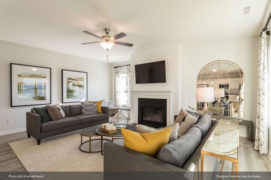 Furnished interior view inside a new home in Killians Crossing, Blythewood (Image 8).