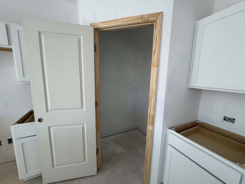 Walk-in Pantry Construction Progress