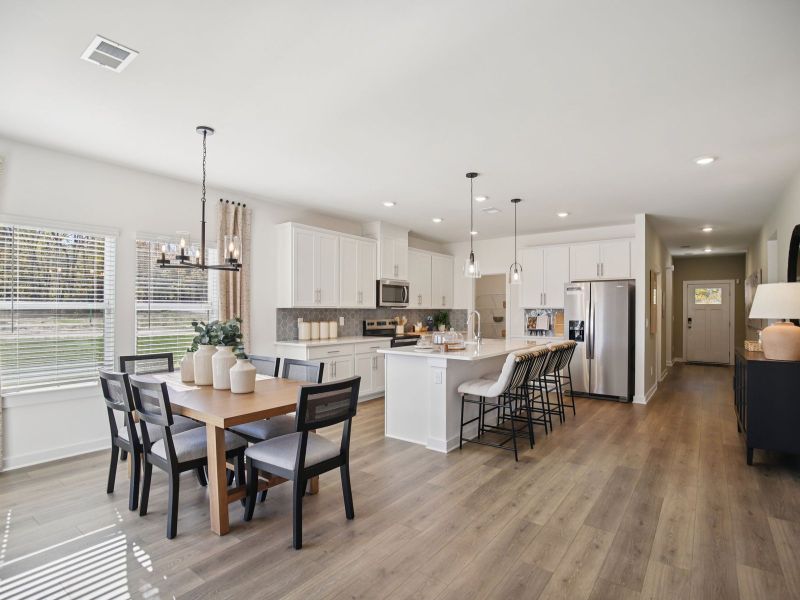 Furnished interior view inside a new home in River Ridge, Clarksville (Image 5).