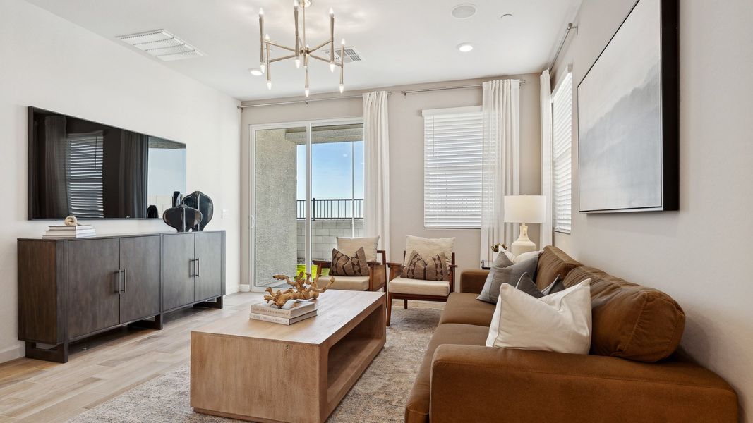 Furnished interior view inside a new home in The Buttes at Mystic, Peoria (Image 10).