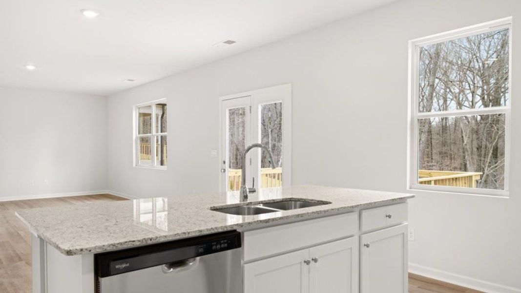 Furnished interior view inside a new home in South Wind, Union City (Image 9).