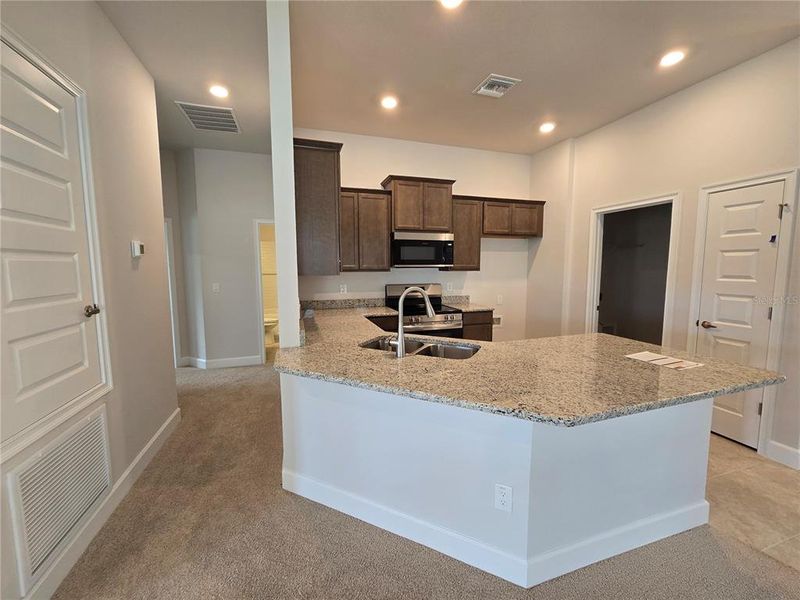 hallway to 3 bedrooms