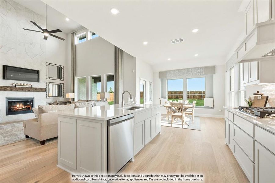 Furnished interior view inside a new home in West Crossing, Anna (Image 7).