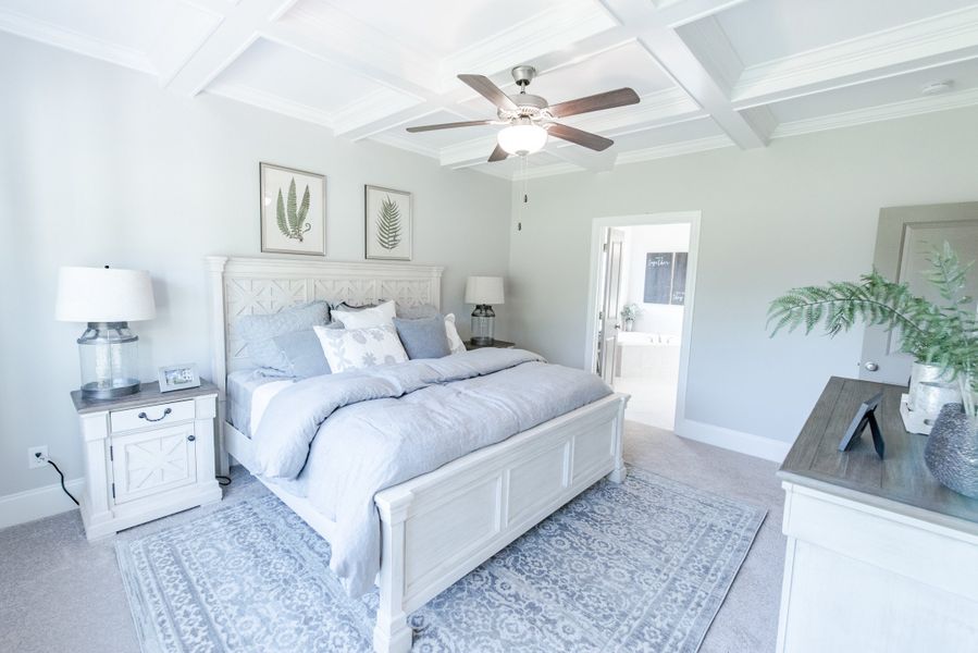 Representative furnished interior of a home built from the Helmsley by Bill Clark Homes in Sidbury Landing, Wilmington (Image 16).