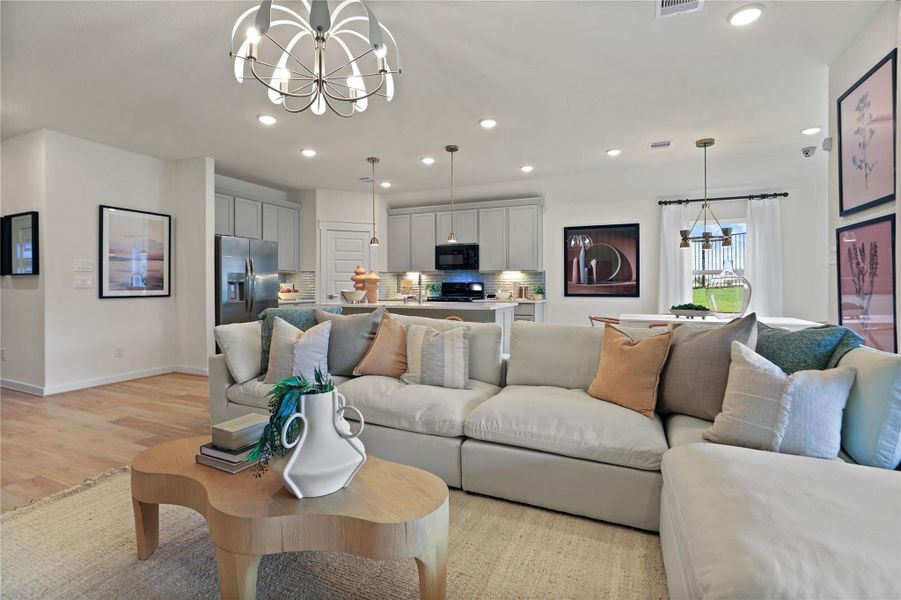 Model home photos of similar floorplans, not pictures of actual home.