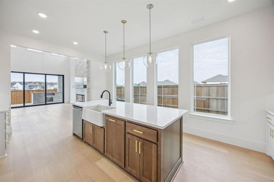 Furnished interior view inside a new home in Rio Vista at Kelly Ranch, Aledo (Image 5).
