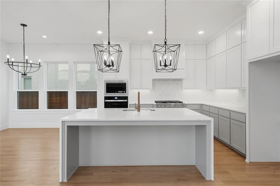 Furnished interior view inside a new home in Fields - 40' Lots, Frisco (Image 8).