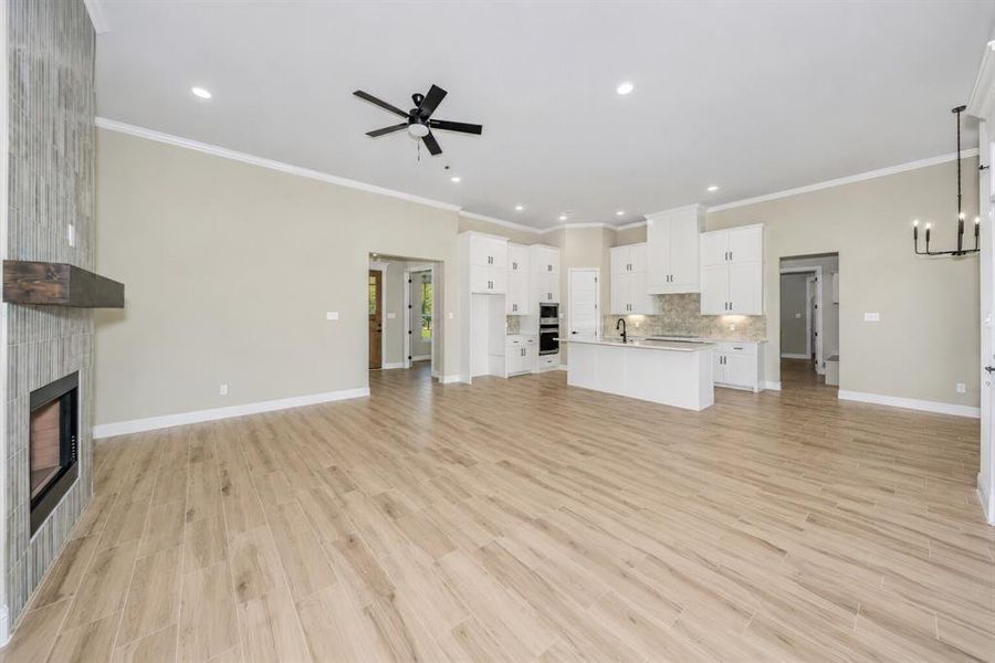 Spacious, unfurnished interior of a new home in , Poolville (Image 30).