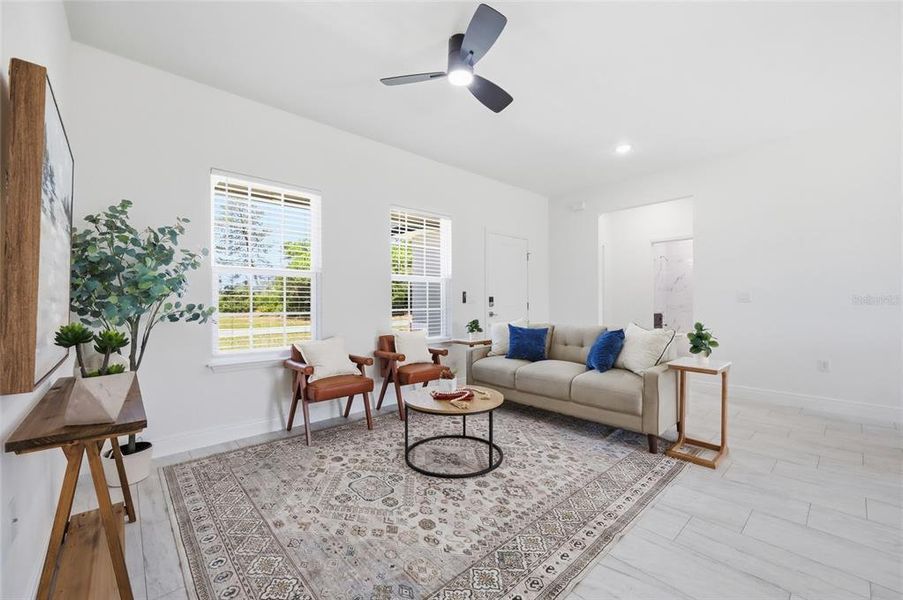 Furnished interior view inside a new home in , Ocala (Image 8).