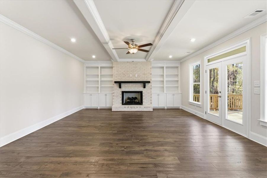 Spacious, unfurnished interior of a new home in Ford Landing, Acworth (Image 42).