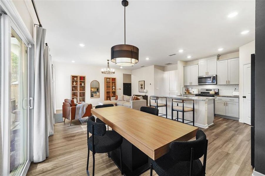 Furnished interior view inside a new home in , Loganville (Image 10).