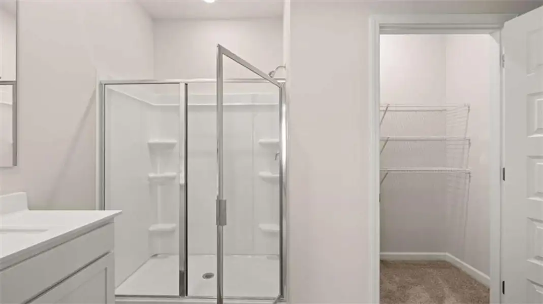 Furnished interior view inside a new home in Oakchase at Hampton, Hampton (Image 12). Furnished interior view inside a new home in Oakchase at Hampton, Hampton (Image 12).