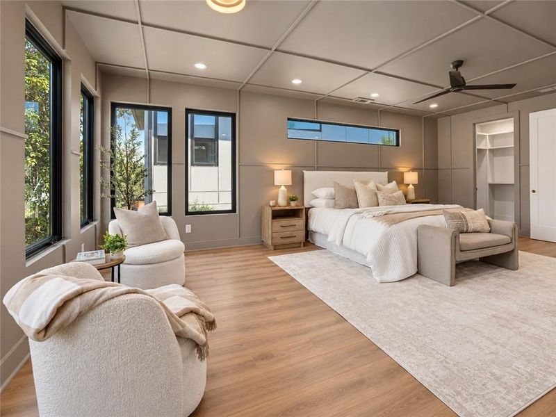 Furnished interior view inside a new home in , Atlanta (Image 13).
