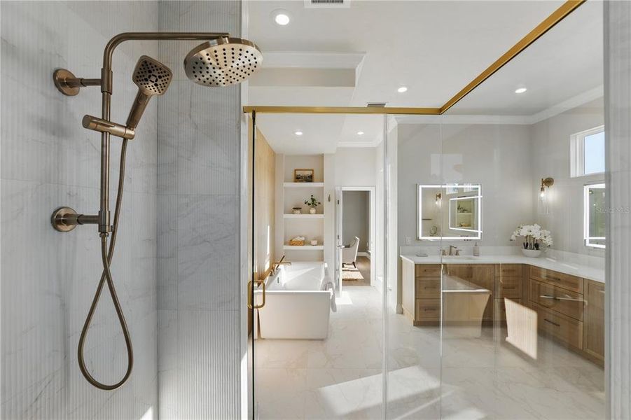 Furnished interior view inside a new home in , Archer (Image 14).