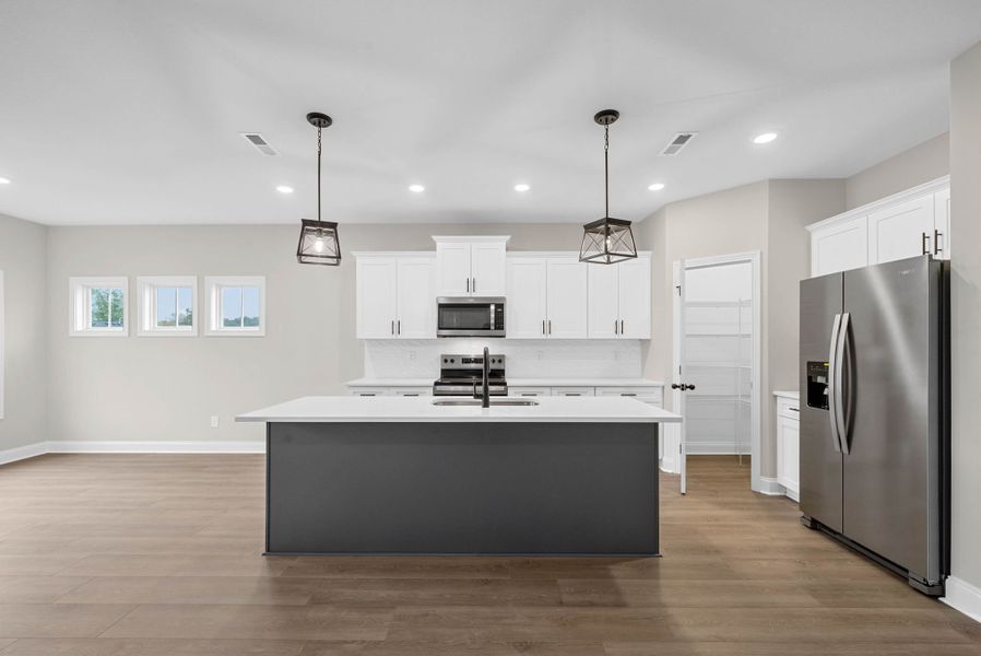 Furnished interior view inside a new home in New Hope Estates, Clarksville (Image 7).