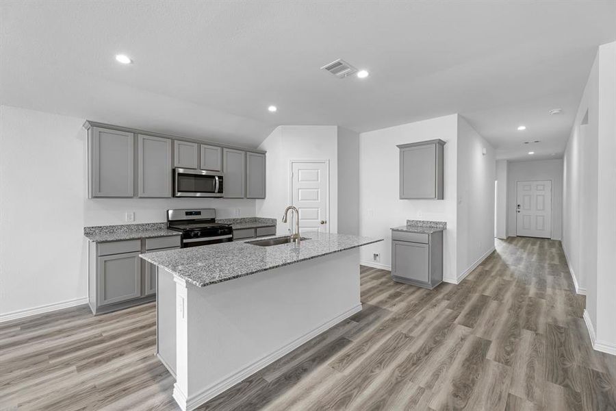 Furnished interior view inside a new home in Reserve at Mallard Lakes, Orange (Image 9). Furnished interior view inside a new home in Reserve at Mallard Lakes, Orange (Image 9).