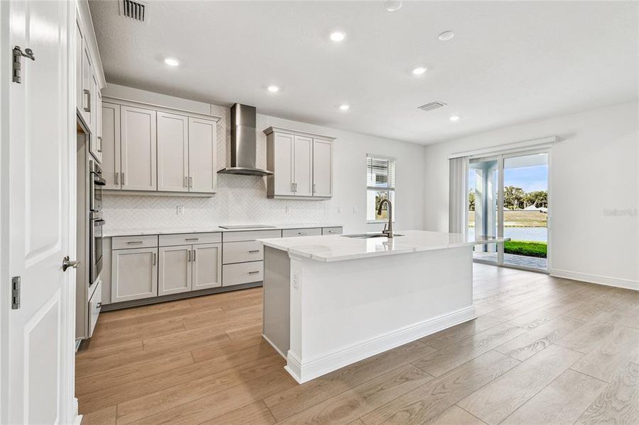 Furnished interior view inside a new home in Creeks Edge at Twin Rivers, Parrish (Image 7). Furnished interior view inside a new home in Creeks Edge at Twin Rivers, Parrish (Image 7).