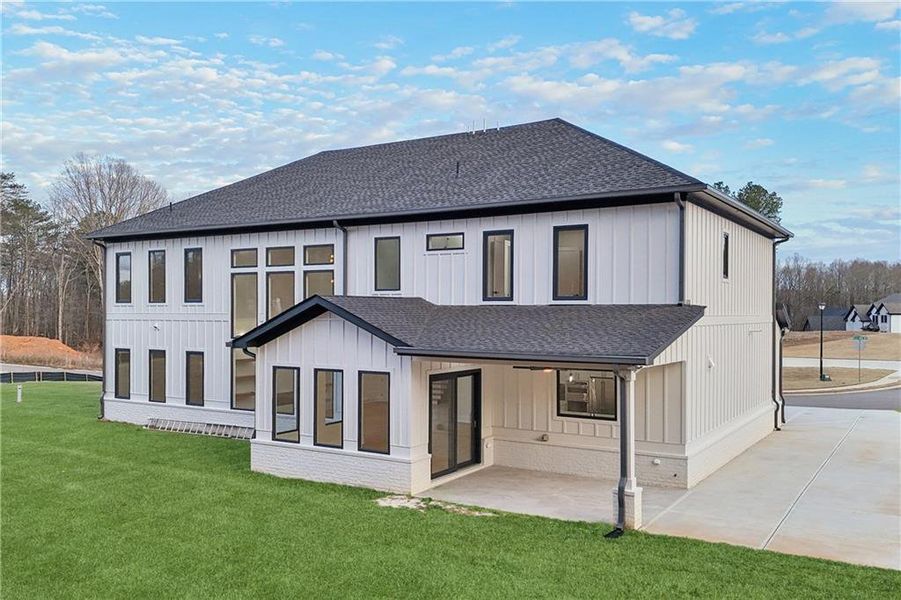 Exterior details and patio area of a home in , Auburn (Image 3). Exterior details and patio area of a home in , Auburn (Image 3).