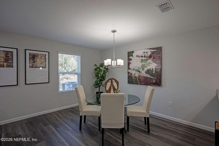 Furnished interior view inside a new home in , Jacksonville (Image 8).