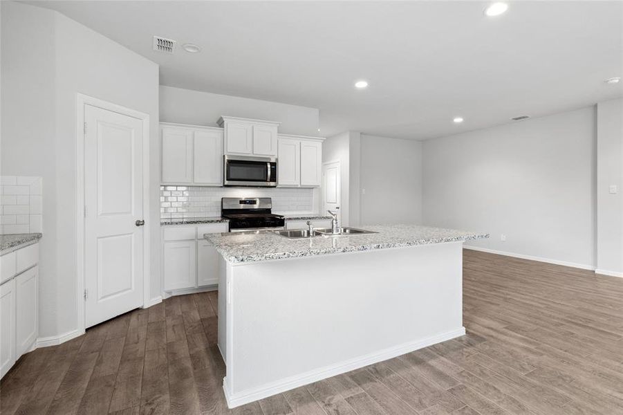 Furnished interior view inside a new home in , Fort Worth (Image 8). Furnished interior view inside a new home in , Fort Worth (Image 8).