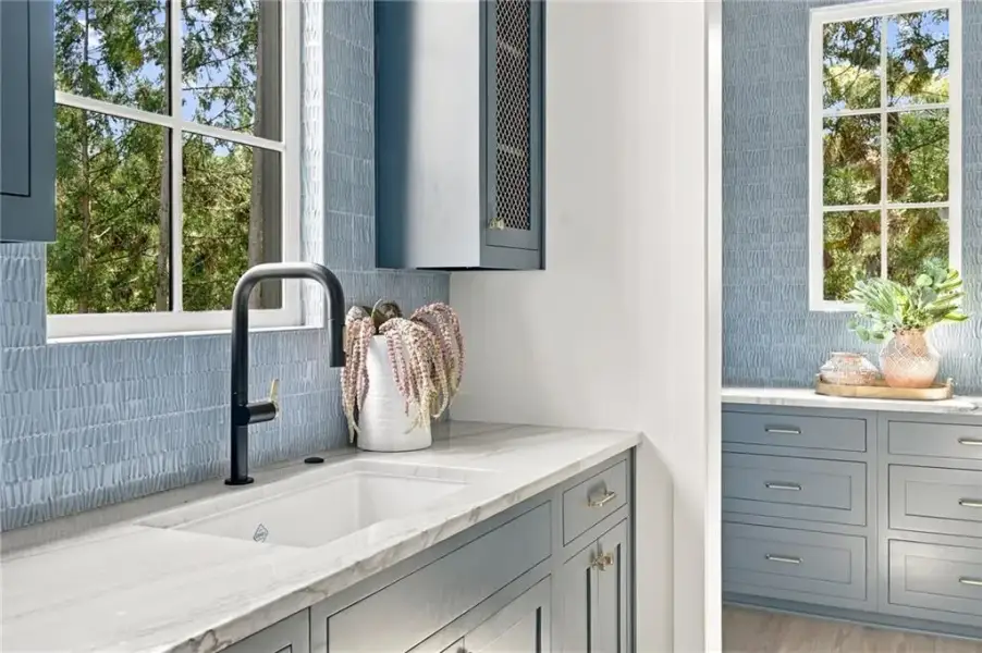 Close-up of interior finishes inside a home in , Atlanta (Image 21).