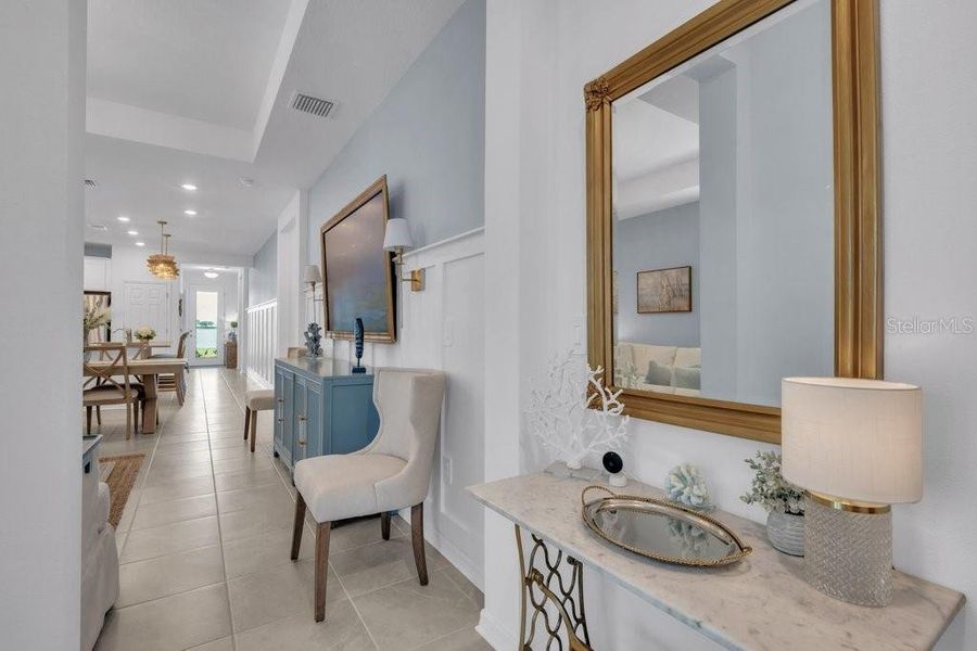 Furnished interior view inside a new home in , Sarasota (Image 11).