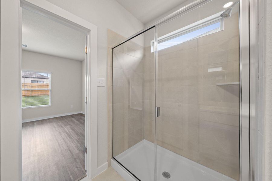 Walk-in shower in Primary Bath Walk-in shower in Primary Bath