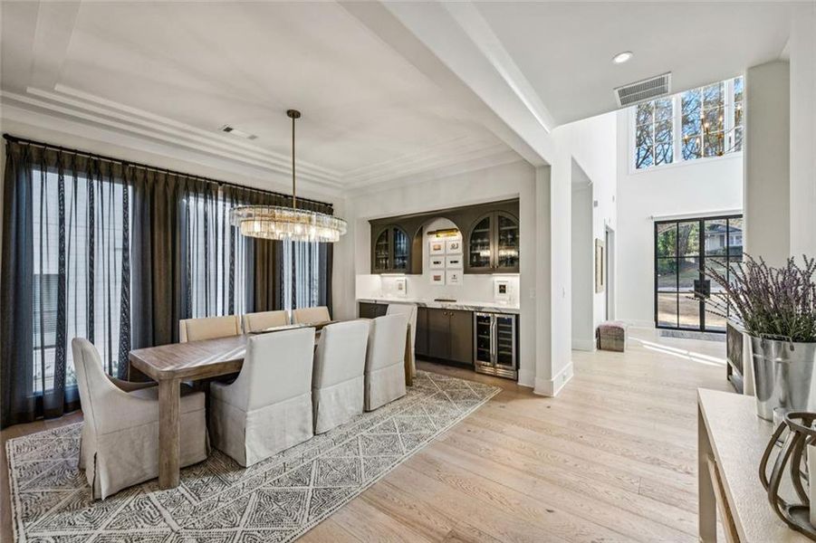 Furnished interior view inside a new home in , Brookhaven (Image 13).