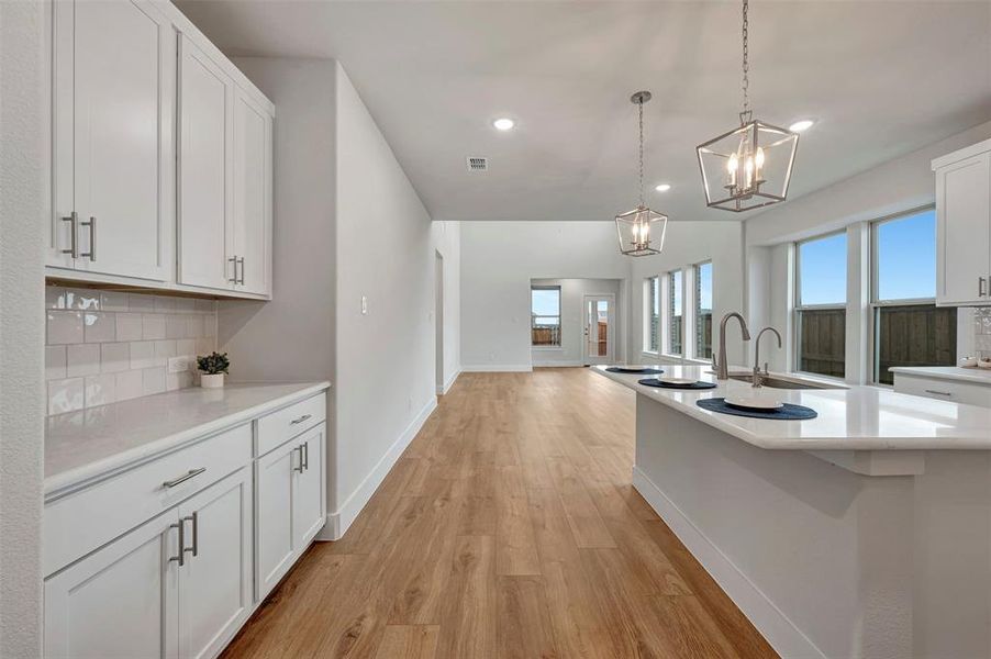 Furnished interior view inside a new home in Lilybrooke at Legacy Hills, Celina (Image 11).