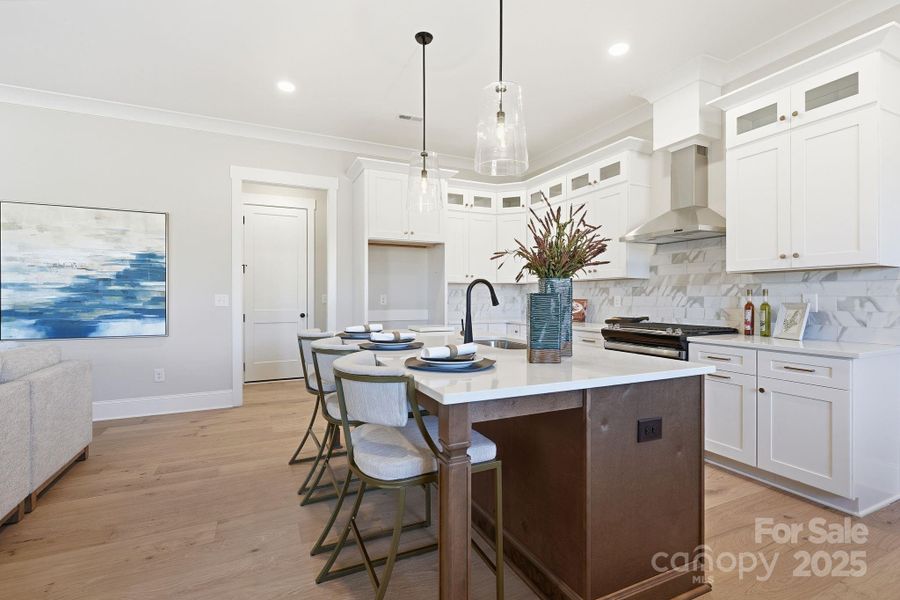 Furnished interior view inside a new home in , Lexington (Image 29).