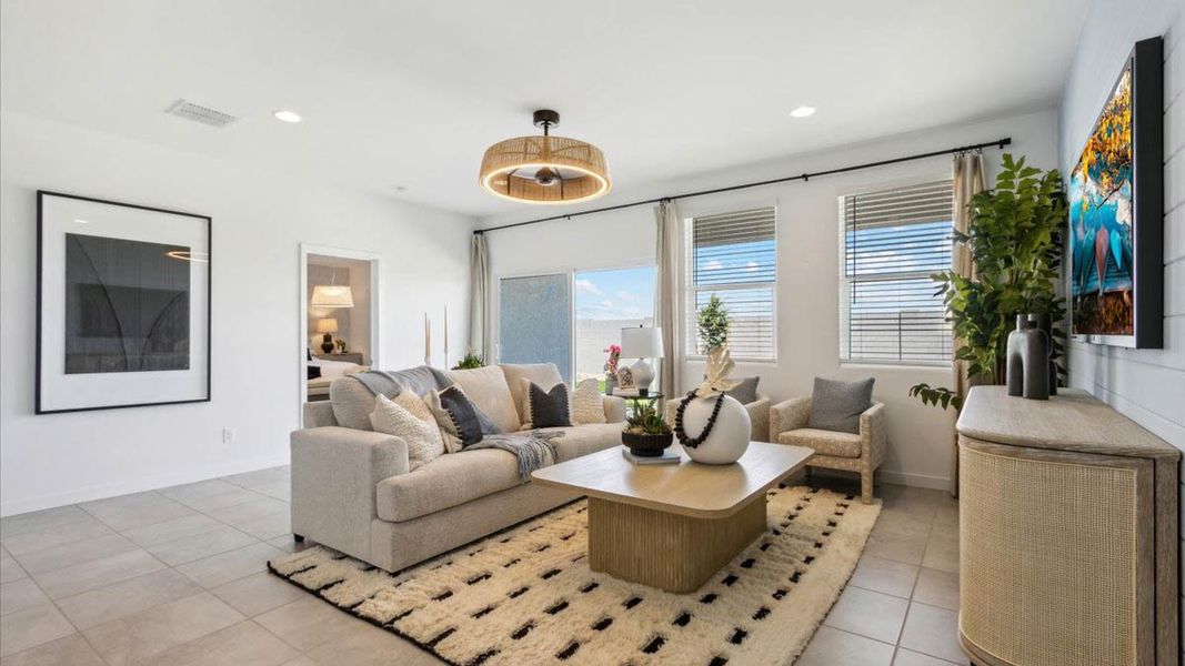 Furnished interior view inside a new home in Western Crossing, Florence (Image 15). Furnished interior view inside a new home in Western Crossing, Florence (Image 15).