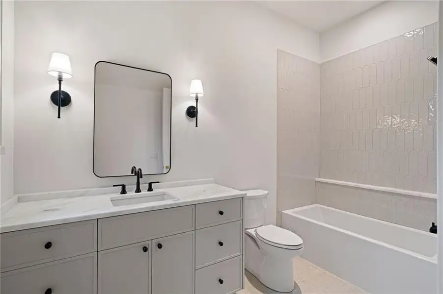 Furnished interior view inside a new home in , Atlanta (Image 18).