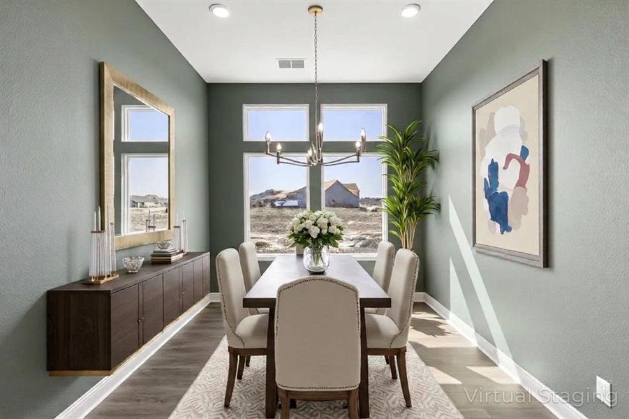 9712 Talia Blvd - Dining Virtually Staged