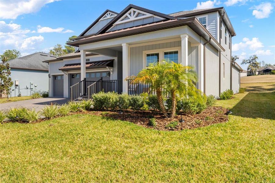 Exterior details and patio area of a home in , Brooksville (Image 34).