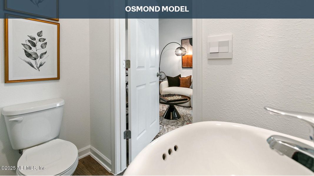 Furnished interior view inside a new home in Cordera Townhomes, St. Augustine (Image 8).