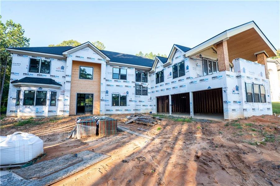 In-progress construction of a new home in , Fairburn, GA (Image 5).