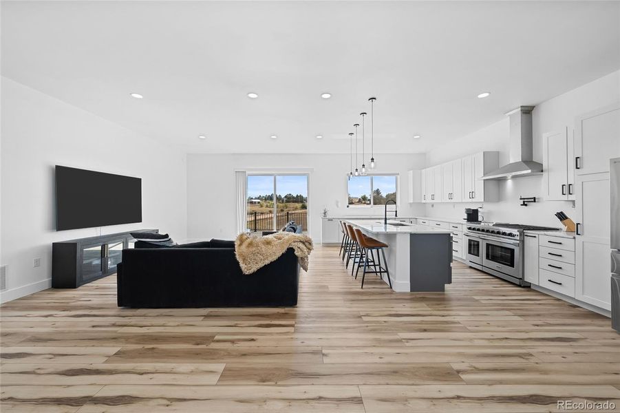 Furnished interior view inside a new home in , Parker (Image 26).