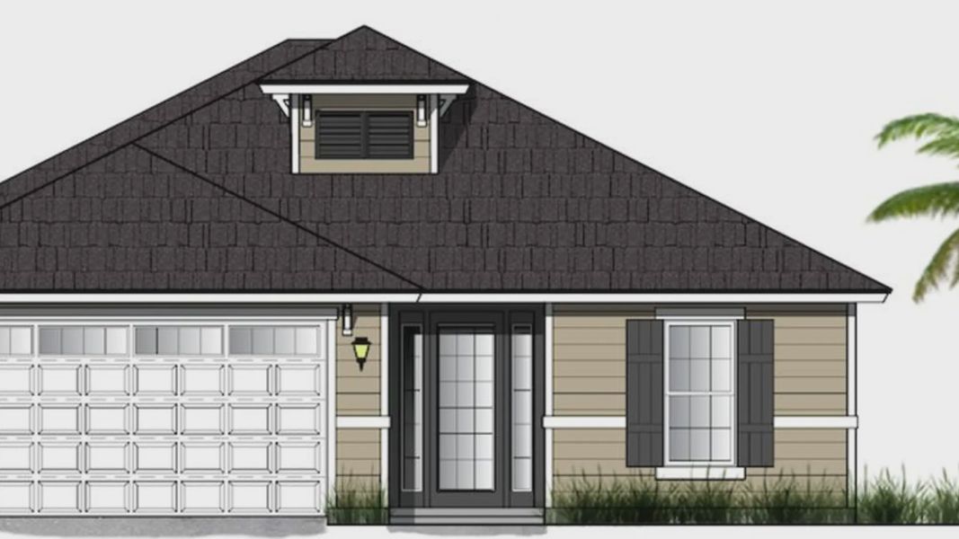 Representative rendering of the exterior for the 1870 by Ashley Homes, LLC (Image 5). Representative rendering of the exterior for the 1870 by Ashley Homes, LLC (Image 5).