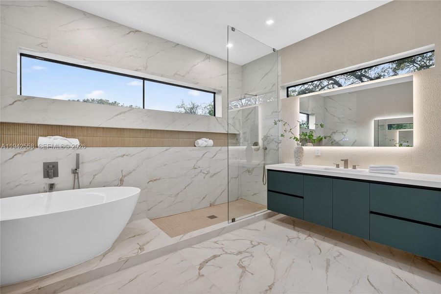 Furnished interior view inside a new home in , Fort Lauderdale (Image 20).