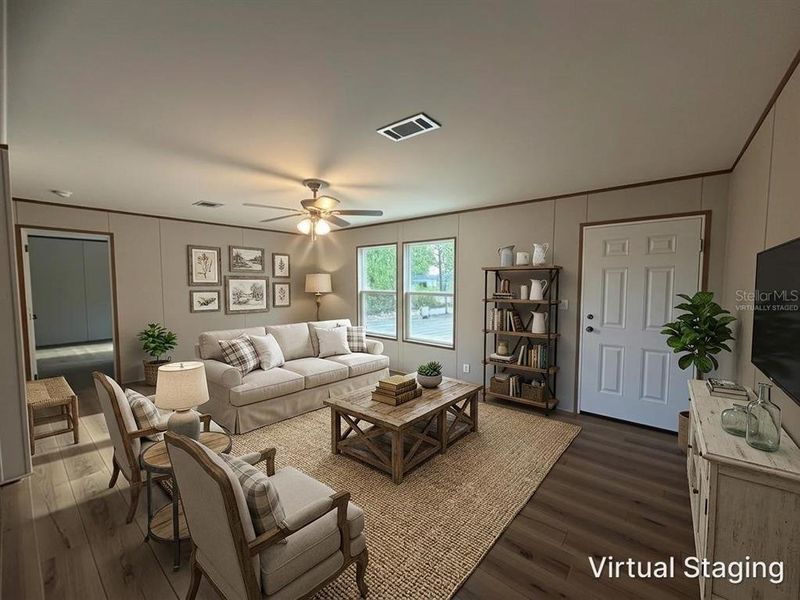 Furnished interior view inside a new home in , Interlachen (Image 3).