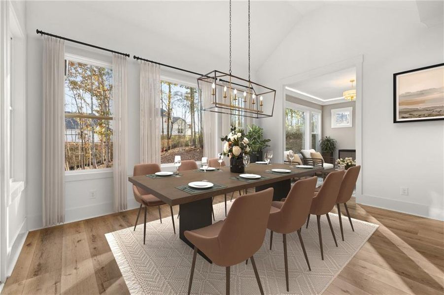 Furnished interior view inside a new home in , Jefferson (Image 14).