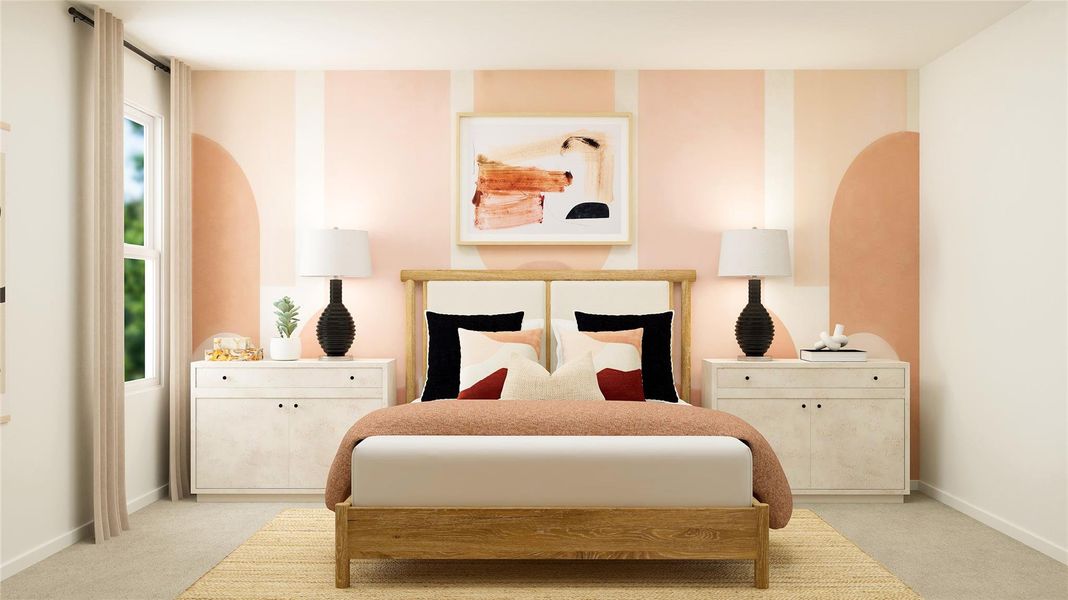 Furnished interior view inside a new home in Synova, Crosby (Image 5).