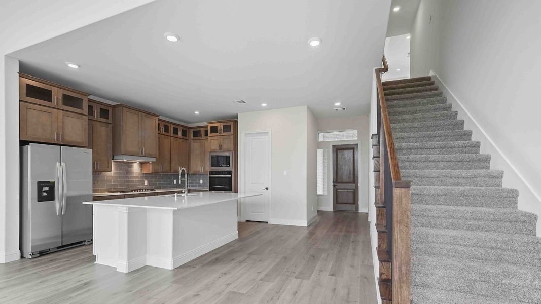 Representative furnished interior of a home built from the CASCADE by D.R. Horton in Clearview Ranch, Royse City (Image 11). Representative furnished interior of a home built from the CASCADE by D.R. Horton in Clearview Ranch, Royse City (Image 11).